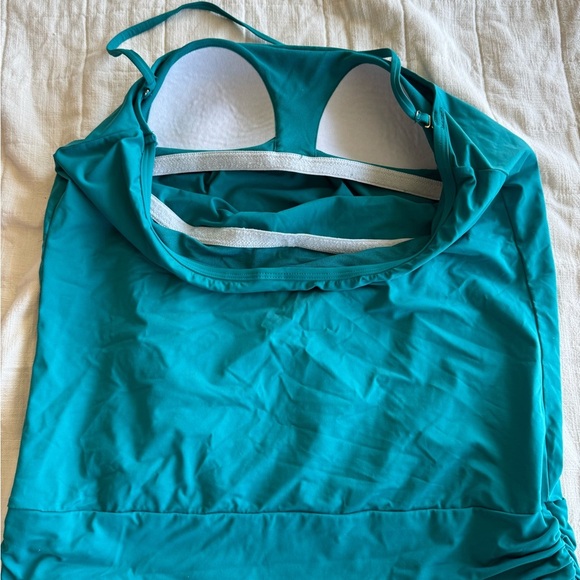 Teal Tankini Swimsuit Set - Picture 4 of 5